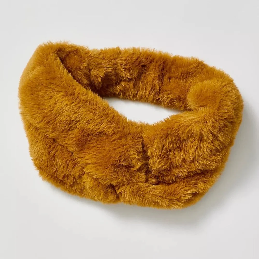 Faux Fur Twist Ear Warmers